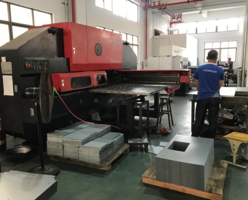 punching machine for industrial fan production