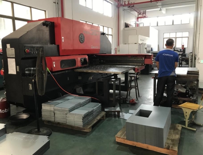 punching machine for industrial fan production